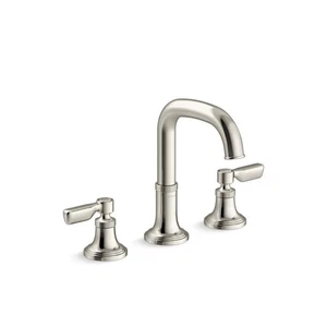 KOHLER Paces 8" Widespread Bathroom Faucet Lever Handles Vibrant Polished Nickel - Picture 1 of 5
