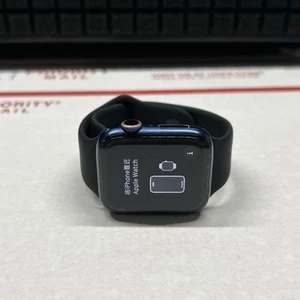 Apple Watch Series 6 44mm Blue Aluminum Case GPS + Cellular - Unlocked - Zdjęcie 1 z 6