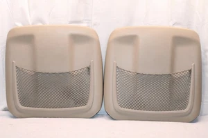 AUDI Q7 A4 A6 A3 SEAT BACK COVER Passenger/Driver Beige GENUINE OEM LH+RH - Picture 1 of 11