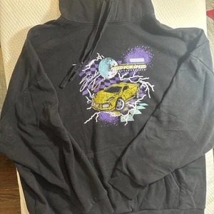 Giacca Camicia Nera Racing Snake Eyes Uomo Speed Felpa con Cappuccio Tg 3XL - Foto 1 di 3