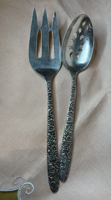 Novantique by Towle Sterling Silver Salad serving set 9-9.5"  - 166 g (5.8 oz) - Image 1 of 4