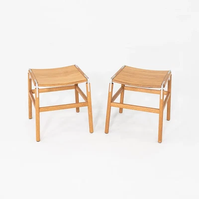 2023 Fyrn Shorty Standard Chair / Stool in Oxidized Oak & Matte Silver 5x Avail - Image 1 of 4