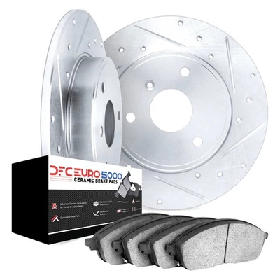 For Smart Fortwo 05-15 DFC EURO-KIT 5000 Drilled & Slotted Front Brake Kit - Изображение 1 из 3