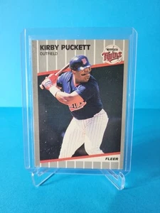 1989 Fleer Baseball Kirby Puckett #124 Minnesota Twins - Picture 1 of 3