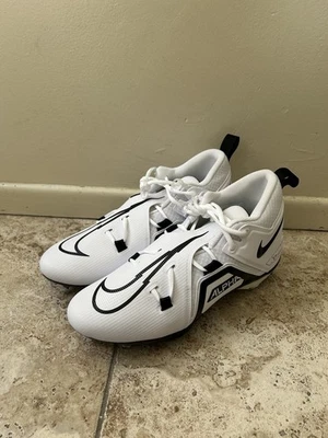 Nike Alpha Menace Pro 3 Detach Football Cleats DH3293-100 White/Black Men’s 12 - Image 1 of 4