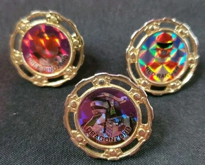 1993 Power Rangers голограмма спиннинг верхний лот красный рейнджер Динозорд Мегазорд  - Изображение 1 из 4