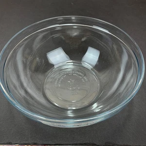 Anchor Hocking Clear Glass 2QT Mixing Bowl Made in USA Oven Microwave Safe - Picture 1 of 5