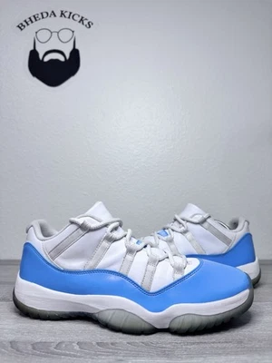 Tamanho 11 - Nike Air Jordan 11 retrô baixo UNC 528895-106 OG branco azul Carolina - Imagem 1 de 4