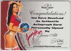 2012 BENCHWARMER SOCCER DUAL AUTO: JENAE ALT 1/1 PRINTING PLATE RED AUTOGRAPH