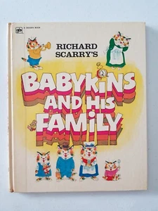 Golden Book - Richard Scarry's Babykins And His Family 1973 HC - Picture 1 of 6