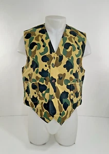 DEERSKIN - HUNTING CAMO THERMAL SNAP Mens Md. Vest - SIZE FLAW - Picture 1 of 9