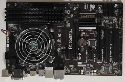 Mainboard Gigabyte GA-H97-HD3 inkl. i5 4570 + 16GB RAM Corsair DDR3-1600MHz - Bild 1 von 4