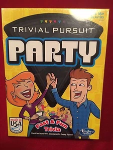 Trivial Pursuit Party Brettspiel Hasbro Gaming 2013 NEU Sealed Trivia - Bild 1 von 3