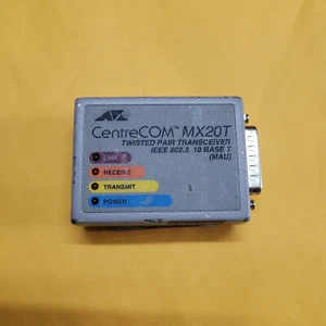 CentreCOM MX20T AUI RJ45 RJ-45 Transceiver für Cisco 2509 2511 2500 Adapter - Bild 1 von 2