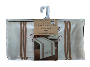 Harvest Thanksgiving Give Thanks Border Table Runner 14in x90in NWT - Picture 1 of 7