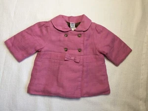 Gap Pea Coat Pink Nwt Floral Quilted Lining - Picture 1 of 4