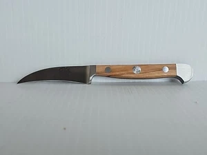 Gude Alpha Olive Series 2 1/4 Birds Beak Knife with Olivewood Handle - Picture 1 of 7