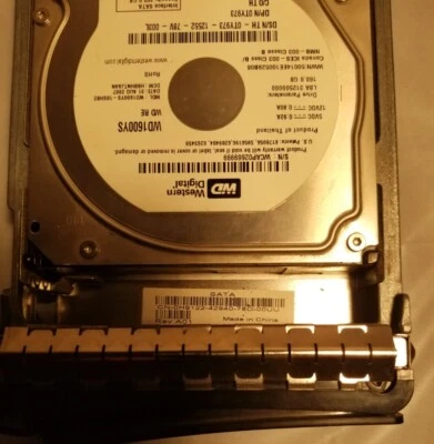 2 DELL Power Edge SATA Hard Drive Swap Caddy Tray MF-666 CN-0H9122 With WD1600YS - Image 1 of 3