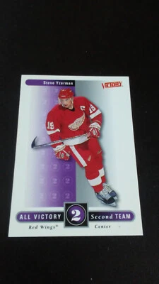 FREE SHIPPING-Steve Yzerman-1999/00 Upper Deck Victory Hockey-2ND TEAM-HOF - Image 1 of 3