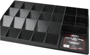 BCW Trading Card Sorting Tray for Pokemon, MTG, Baseball, Sports Cards Black - Picture 1 of 5