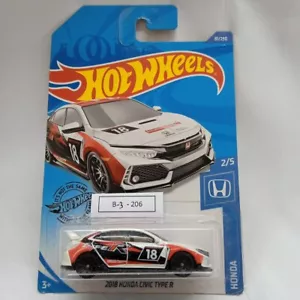 Hotwheels 2018 Honda Civic Type R 81/250 HW Honda 2/5 - Picture 1 of 2