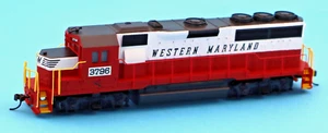 Bachmann 63537 H0 Diesellok EMD GP-40 Western Maryland OVP TOP - Picture 1 of 7