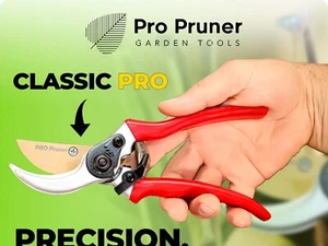 4 Piece-Professional Bypass Pruning Shears Set – Titanium Pruners, Blade, 2 Spr - Picture 1 of 13