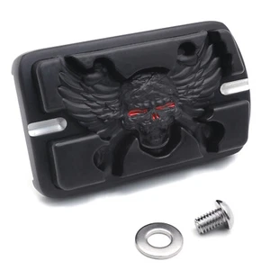 HTTMT Zombie Black Brake Pedal Large Pad For Harley Touring Softail - Picture 1 of 9