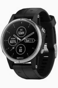 Reloj GPS multideporte Garmin Fenix 5s Plus Premium negro *sin caja* - Imagen 1 de 5