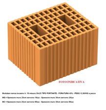 Laterizio tradizionale per murature MODULARE 30x25 h.19 (bancale 60/pz)
