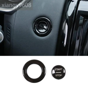Gloss Black Engine Start Stop Button Cover For Land Rover Range Rover Evoque LR5 - Picture 1 of 10