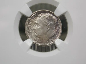 1958 "P" Roosevelt Silver Dime 10c NGC MS67 #029 East Coast Coin & Collectables - Picture 1 of 6
