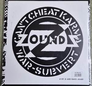 ZOUNDS - CAN'T CHEAT KARMA REISSUE REMASTERED PUNK 12" SINGLE NEW FREEPOST CRASS - Picture 1 of 3