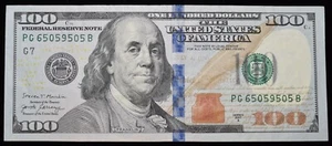 Billete de 100 dólares 2017A (SKU#109) - Imagen 1 de 2