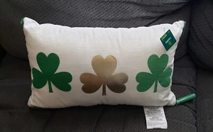 PLACE & TIME ST PATRICK'S DAY HAPPY CUSHION PILLOW 12 in x 20 in NWT - Picture 1 of 5