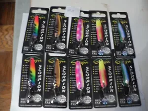 10 - STINGER SCORPION SPOONS (MIXED) NIP ALL COPPER PLATED LOT #3 - Picture 1 of 1