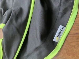 Hauck Runner Hood Fabric Black With Lime Trim - Picture 1 of 5