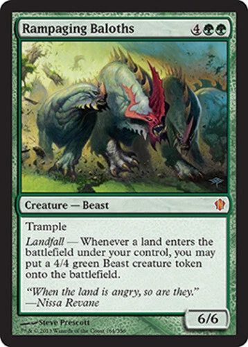MTG - Rampaging Baloths - Commander 2013 - NM, English Magic FLAT RATE SHIP - Image 1 of 1