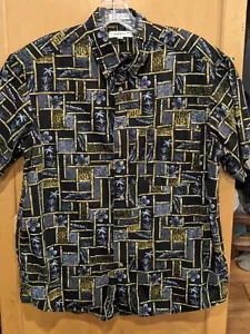 Chereskin Shirt Men’s Short Sleeved button down Hawaiian Medium - Picture 1 of 3