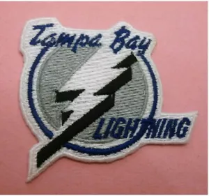 Tampa Bay Lightning NHL Hockey New Iron-On Patch 2½" x 2" - Picture 1 of 1