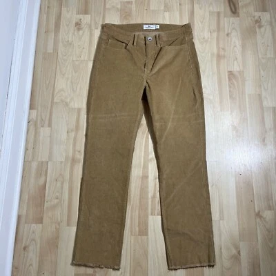 Pantalones cortos de tiro alto con flecos de pana marrón para mujer Vineyard Vines talla 27 Foto 1 de 4
