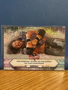 2021 Topps WWE Foilboard #46 John Morrison Retains the SmackDown Tag Team Champi - Picture 1 of 2