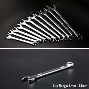8mm - 32mm Metric Combination Spanners Open End & Ring Socket Wrench Hand Tools - Picture 1 of 9