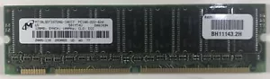 MICRON MT18LSDT1672AG-10EC7 128MB SYNC 100MHZ CL2 ECC MEMORY - Picture 1 of 1
