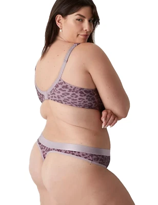 Cacique~New With Tags~Leopard Cotton Thong Panty Wide Waistband~18-20 (1X) - Image 1 of 4