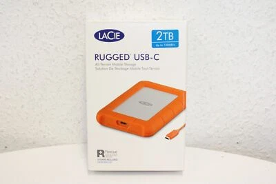 LaCie Rugged 2,5 Zoll 2TB Externe Festplatte (STFR2000800) Neu Rechnung MwSt  - Bild 1 von 3