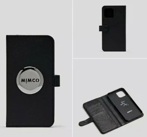 MIMCO FLIP CASE FOR IPHONE 12 PRO MAX - Black Gunmetal - RRP $99.95 new ❤❤❤ - Picture 1 of 8