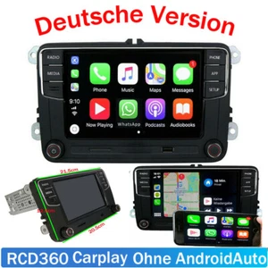 Autoradio RCD360 187B CarPlay Bluetooth USB Für Golf 5 6 Passat Tiguan Polo EOS - Bild 1 von 10