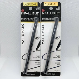 2X Loreal Infallible Matte-Matic Mechanical Eyeliner, 514 Taupe Grey, NEW SEALED - Picture 1 of 2