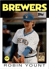 2001 Topps Through the Years Reprints Robin Yount Milwaukee Brewers #40